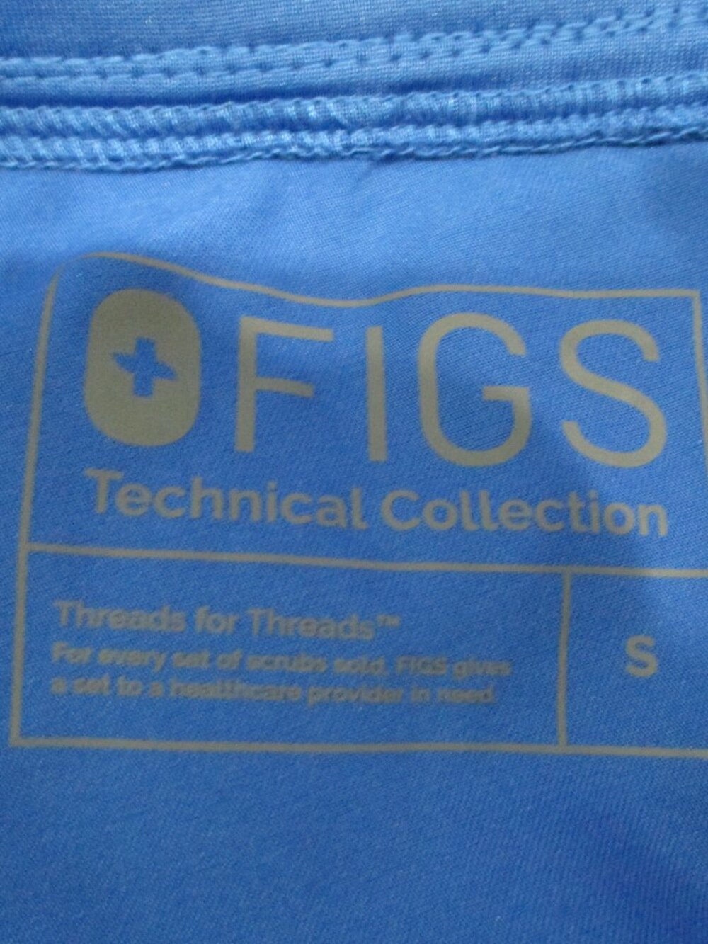 Figs Technical Collection Jogger Style Blue Scrub Pants - Picture 6 of 6